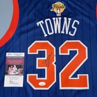 Karl Anthony Towns New York Knicks Signed   Autographed Jersey Jsa Coa  