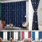 1pcs Star Blackout Window Curtains Room Thermal Insulated Kid Bedroom Decor Gift