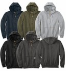 Carhartt Men s Workwear Hoodie Zip Front Long Sleeve Midweight Hooded Sweatshirt