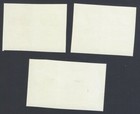 Aop Bhutan  c27-c29 1974 Upu Centenary Pairs Set Of 3 Imperf Mnh
