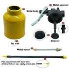 Hand Pump Oiler Can Professional Level 8 Oz  Capacity Pump Oiler With Spout