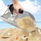 Beach Sand Scoop Foldable Metal Detector Stainless Steel Metal Detector O8h5