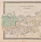 1848 Russian Empire Europe And Asia Map Original  Tobolsk - Siberia - Caspian