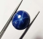 Natural 9 20  Ct Oval Cabochon 6 Rays Linde Blue Star Sapphire Loose Gemstone