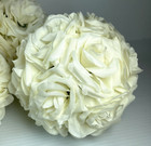 5 Pcs 6  Kissing Flower Ball Wedding Silk Rose Party Pomander Party Decoration