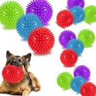 Set Of 1 2 3 6 Large Squeaky Dog Ball Squeaky Dog Toy With Colorful Squeaky Ball