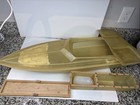 Vintage Prather   Rc Boat 31    Fiberglass Hull As Shown Untested