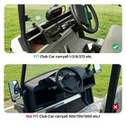 For Club Car Ds 1982-up Golf Cart Carbon Style Dash Dashboard Cover Cup Holders