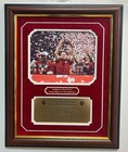 Indiana Hoosiers 2025 Big 10 Champions 8x10 Professionally Framed W Nameplate