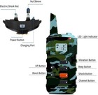 1200 Ft Remote Dog Shock Training Collar Rechargeable Waterproof Lcd Pet Trainer