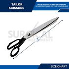 Tailor Scissors 9    Sewing Dressmaking Upholstery Fabric Cutting Taylor Shear