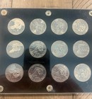 Susan B Anthony Dollar Complete 12 Coin Set 1979-1981 P D S Proof Capital Holder