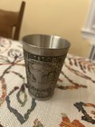 Pewter Cup Die Kleine Zinnfibel Germany Vintage Collectible