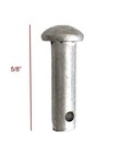 Aj Tack Stainless Steel Spur Rowel Pins - 10 Pairs