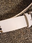 White Studded  Women sbelt - Fashion Buckle Xl Size