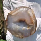 3 8lb Natural Agate Geode Quartz Crystal Mineral Specimen - Madagascar