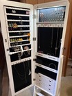 Costway Jv10014wh Jewelry Cabinet - White