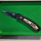 John Deere Limited Issue Folding Pocket Knife With Farm Scene