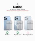 Ringke Magnetic Stand Slot Card Holder  phone Wallet   Stand  Id   Clear Mist
