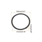 4 Pcs 6  Rotating Swivel Stand With Steel Ball Lazy Susan 0 06x5 16  Black