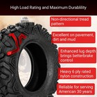 4x 27x9-14 27x11-14 Atv Utv Tires 6ply Front 27x9x14   Rear 27x11x14 All Terrain