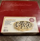 Remembrance Ware Communion Tray And Insert Stainless Steel  brass 