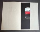 Mint  1989 Mazda Miata  Preview Sales Brochure catalog  rare Embossed Cover  