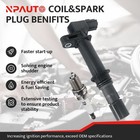 Ignition Coil Pack Spark Plug Kit Fit For 3 7 3 7l V6 2002 2003 2004 2005 200   