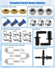 Spray Boom Repair Kit 3 Nozzle 8001vs Tips 50 Mesh Screens 3 8 Inch Body