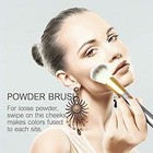 Makeup Brush Set  Nevsetpo 28pcs Make Up 24 Count  pack Of 1   Champagne