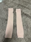 Bloch Woman   s Fuzzy Pink Leg Warmers Size Small medium 1 2 Leg Length 