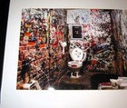 Framed Cbgb Omfug Nyc 1980 s Punk Bathroom Poster 23  X 19  Ramones  Clash