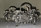 Vintage 1994 Godinger Silver Co Silver Plated Grape Vine Napkin Holders decor