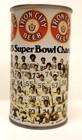 Iron City 12 Oz Straight Edge Steel Beer Can Steelers 1975 Super Bowl Pittsburgh