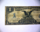 1899  1 One Dollar    black Eagle        silver Certificate     Large Size Note    