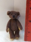 Vintage Dollhouse Miniature Brown Teddy Bear By Little Gem Bears 1 12 Signed