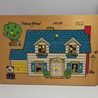 Vintage 1970s Fisher Price Wood Puzzles  513 House  506 Bear Cubs Holland Lot