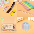 90-piece Set - Cute Erasers For Kids  Cute Bookmarks For Kids   Triangular Pe   
