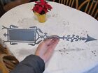 Antique Original 1800 s Cast Iron Weathervane Arrow - Lightning Ball Rod Arrow
