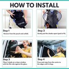 Car Window Shades- 4 Pack Semi Transparent 25  X 16  - Car Accessories Interior