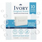 Ivory Gentle Bar Soap 10 Pack 3 17oz Original Scent 99 44  Pure Family Clean