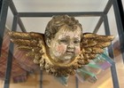 Florentine Winged Cherub Angel Putti Wall Hanging Mcm
