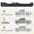 For 2014-2018 Chevy Silverado Gmc Sierra Extended Cab Rocker Panel Left   Right