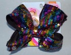 Jojo Siwa Rainbow Square Sequin Large Signature Hair Bow Nwt Cheer  Dance  Party