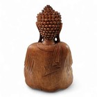 Buddha Wood Statue Indonesia 4lbs 