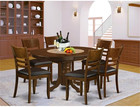 Kely7-esp-lc 7 Piece Kitchen Table   Chairs Set Consist Of An Oval Dining Table
