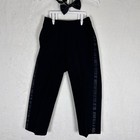 Boys Tuxedo Set  Formal Black Tie Party Wedding Toddler Kids Black Size 3t