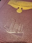 Vintage 1942-44 Gm Hardcover Approved Standards Book General Motors Gas Station 