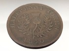 1840 Half Penny Token Province Of Nova Scotia 1 2 Penny Victoria Medium O B536