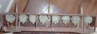 Vintage Industrial Copper Doll Head Mold 8 Head Rack Steampunk Industrial Decor 
